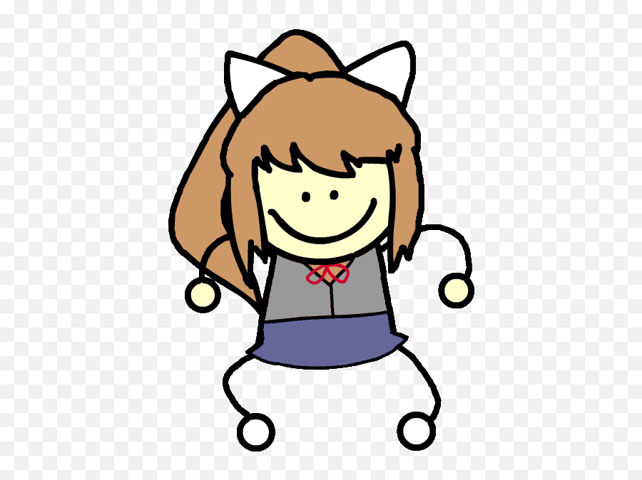 Monika - Little Bit Of Monika In My Life Png,Monika Transparent