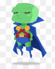 Martian Manhunter Chibi Drawing - Cute Martian Manhunter Fan Art Png,Martian Manhunter Png