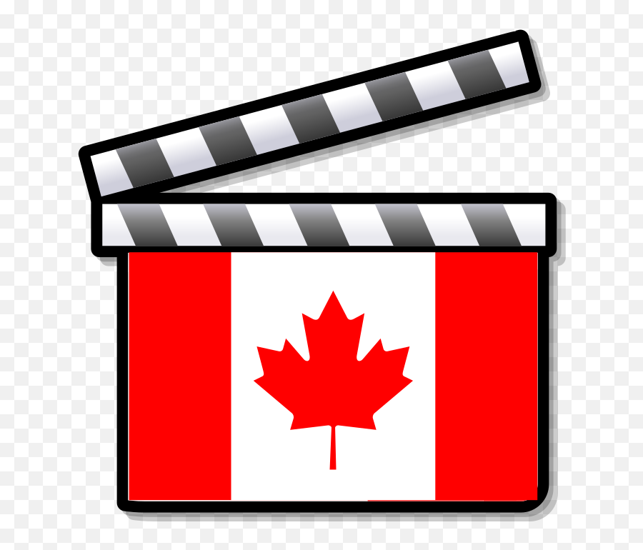 Canada Film Clapperboard - Canada Flag Clipart Full Size Arizona Coyotes Png,Canadian Flag Transparent
