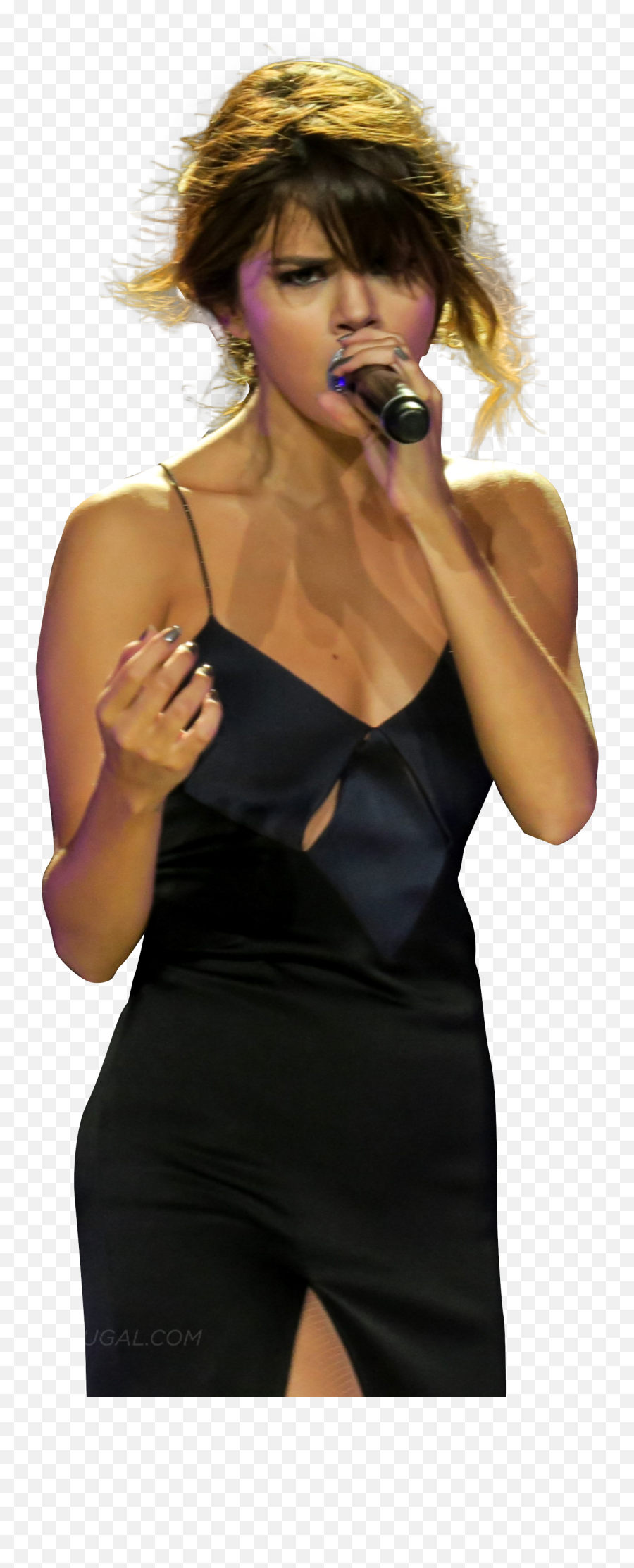 Selena Gomez Singing - Clubwear,Vanessa Hudgens Png