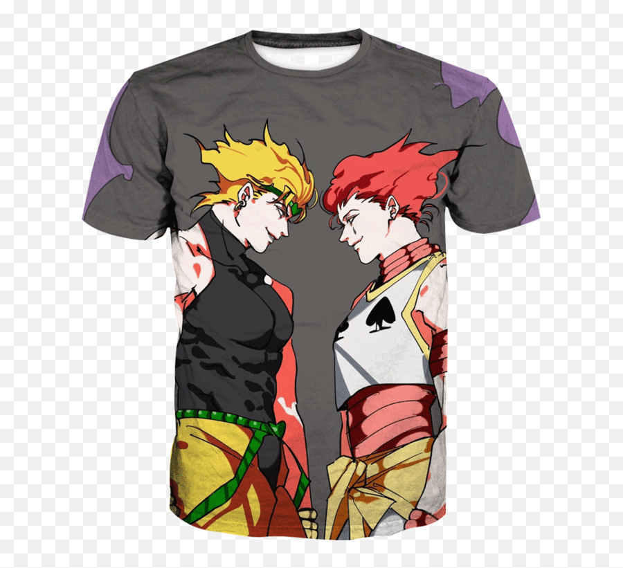 Hisoka And Dio Hoodie - Hunter X Hunter X Jojou0027s Adventure Dio Hisoka Shirt Png,Hisoka Transparent