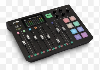 Rødecaster Pro Using Sound Pads Microphones - Rodecaster png