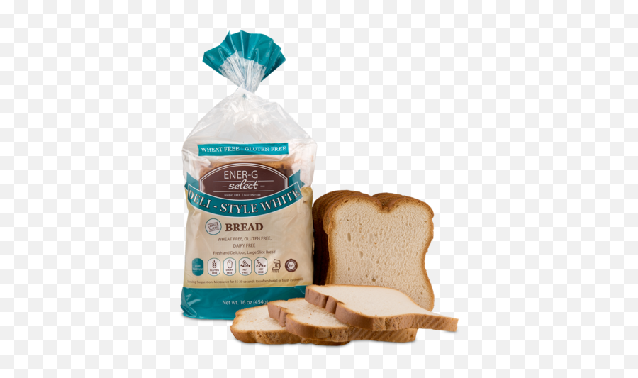 Ener - Gluten Free White Bread Transparent Png,White Bread Png