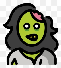 U200d Woman Zombie - Emoji Meanings u2013 TypographyGuru Hair Design png