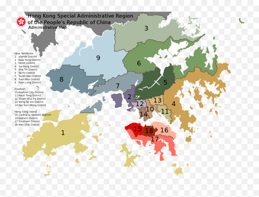 Geography Of Hong Kong - Hong Kong Districts Png,Hong Kong Travel Icon