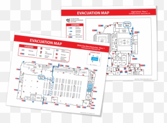 Fire Evacuation Maps Safety Building - png