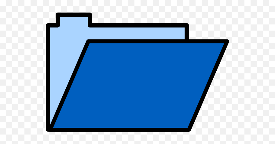 Free Cute Folder Cliparts Download - Clip Art Blue Folder Png,School Folder Icon File