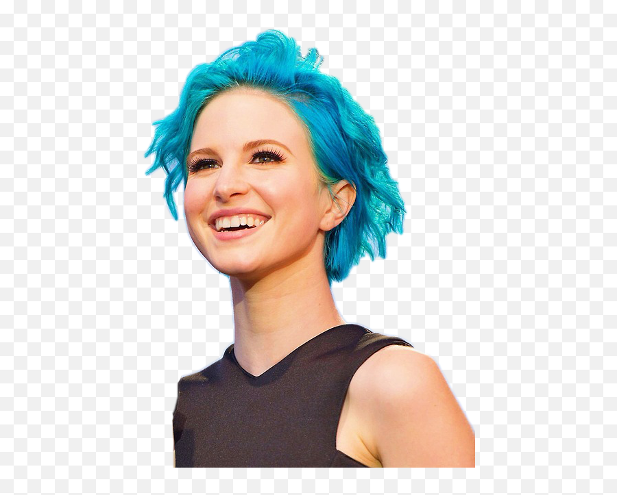 Hayley Williams Transparent Png Image - Hayley Williams Blue Hair,Hayley Williams Transparent