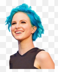 Hayley Williams Transparent Png Image - Blue Hair