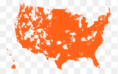 Credo Mobile Coverage Map - Popular Sports Usa png