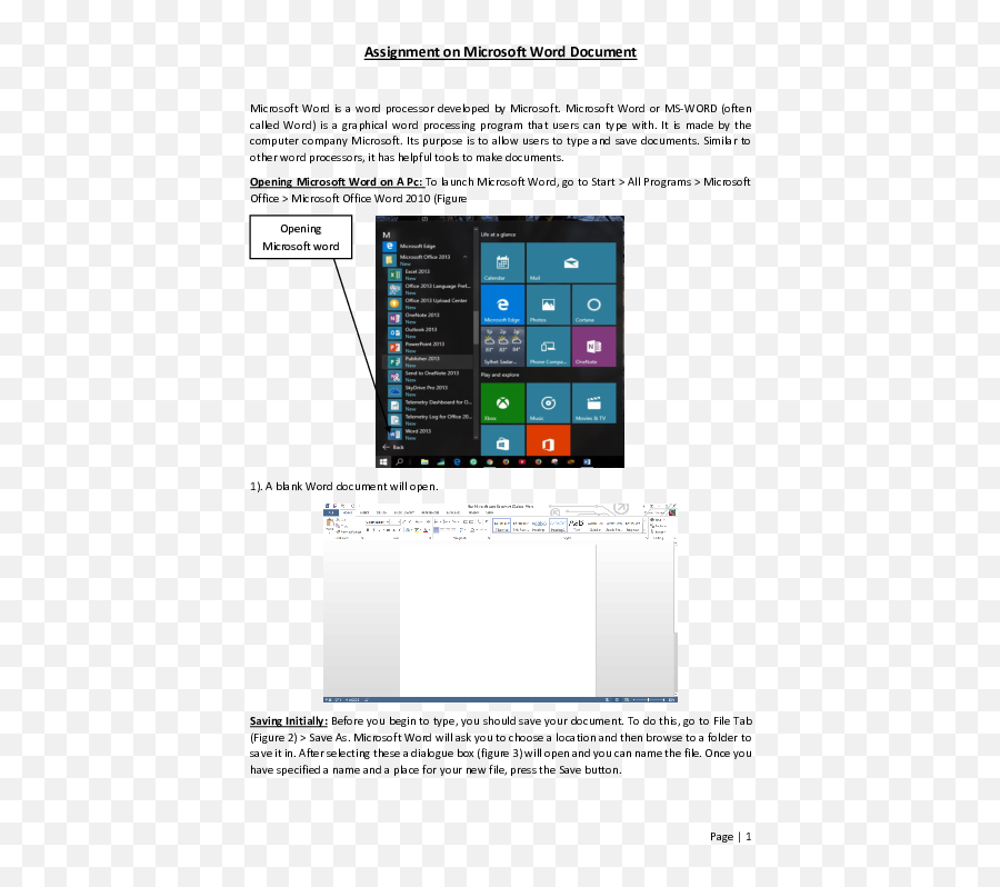 Doc Assignment - Ms Word Company Assignment Demo Png,Word Processor Icon