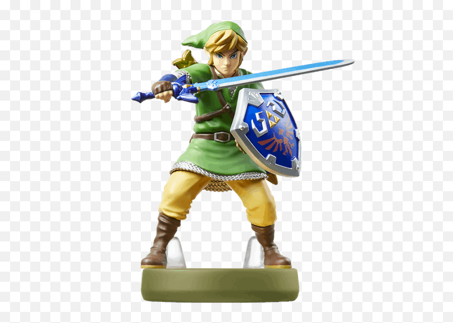 Nintendo Amiibo Legend Of Zelda - Skyward Sword Link Amiibo Png,Breath Of The Wild Link Png
