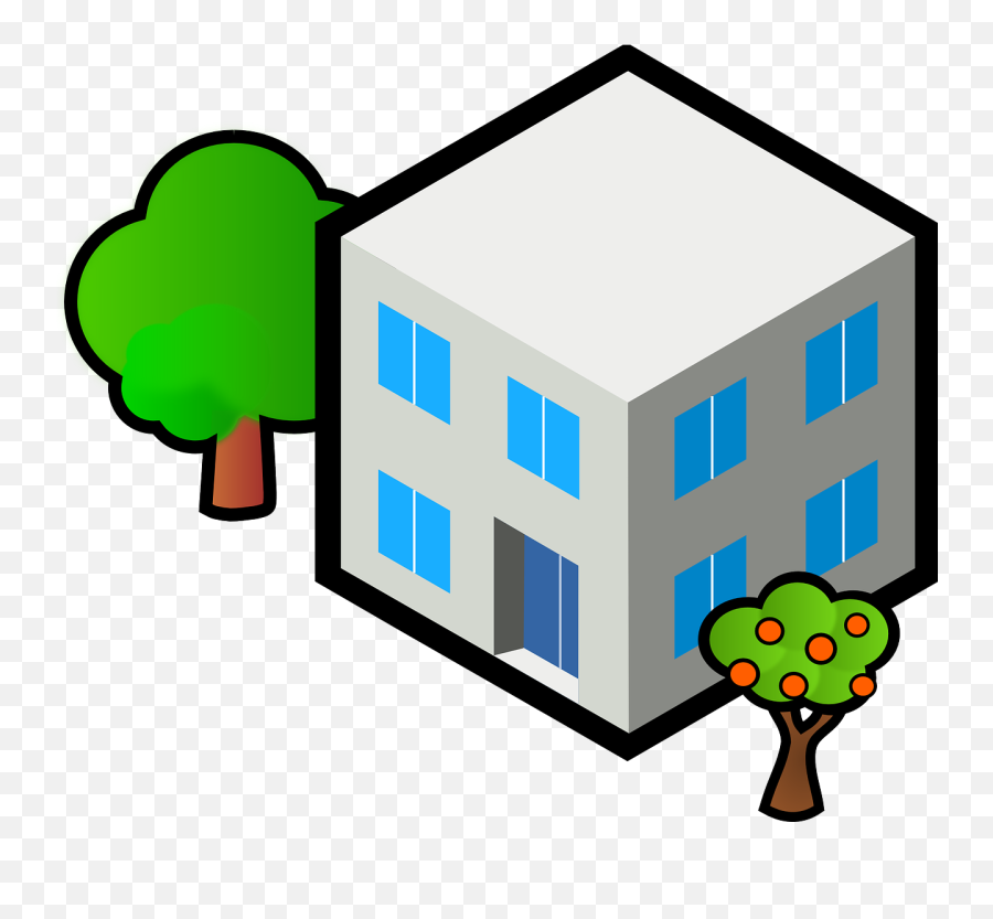 Building Flat Home - Free Vector Graphic On Pixabay House Clipart Transparent Background Png,Flat Home Icon