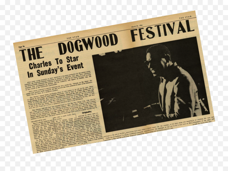 Download 1961 1966 Raycharles2 - Newspaper Png Image With No Newspaper,Newspaper Png