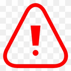 Free Yellow Warning Caution Triangle Mark Icon Png Citypng - Dot