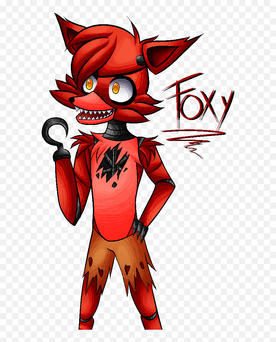 Spanish Cartoon Undertale Drawing - Foxy Png Download 697 Foxy Five Nights At Freddys Sketch,Foxy Transparent