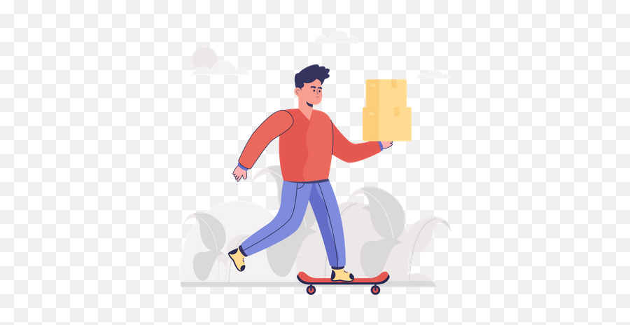 Delivery - Old School Board Png,Skateboard Icon