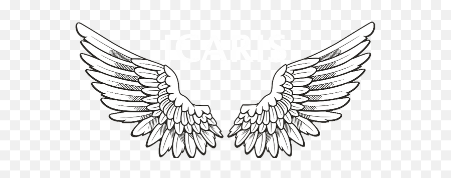 Download Tattoo Computer Wings Icons Free Png Hq - Angel Wings Drawing,Angel Wing Icon