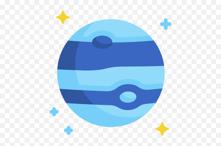 Neptune - Free Nature Icons Dot Png,Add Shading To Flat Icon Illustrator