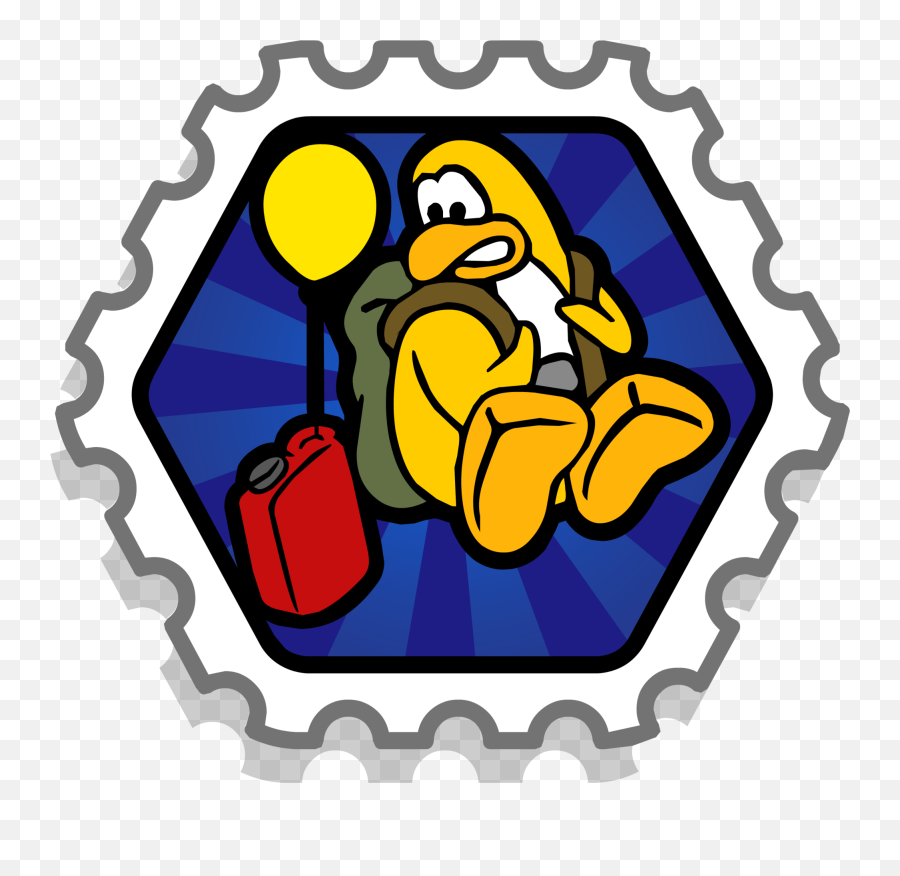 Download Fuel Wings Stamp Icon 48 Png Image With No - Club Penguin Mullet Stamp,Stamp Icon