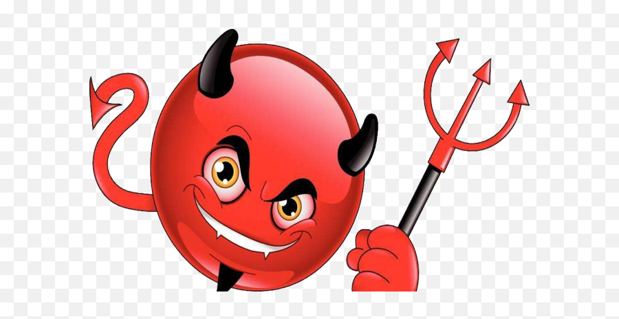 Satan Clipart Devil Emoji - Devil Emoticon Png Transparent Clipart Devil Emoji,Devil Icon