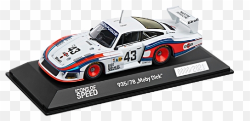 Porsche 93578 Moby Dick Icons Of Speed Calendar Edition Model Car 143 - Racing Collection png
