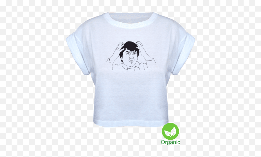 Ladies Crop Top With Printing Jackie Chan - Ladies Born In May Png,Jackie Chan Png