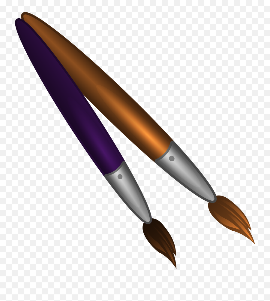 Png Top Paintbrush Clip Art Clipart - Paint Brushes Clipart Png,Paintbrush Clipart Transparent
