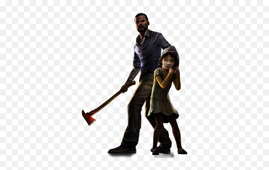Download Hd Play As Lee Everett A - Walking Dead Clementine Png,Clementine Png
