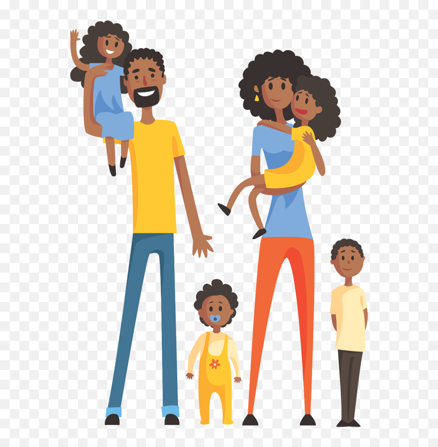 Family African American Clip Art - African American Clip Art Png,Family Clipart Png