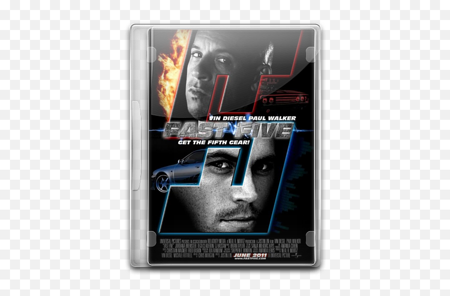 Fast And Furious 5 V4 Icon English Movie Iconset - Fast Five Dvd Icon Png,Fast And Furious Png