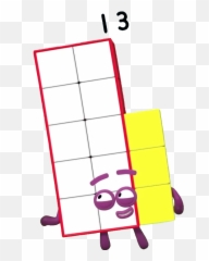 Thirteen Character Numberblocks Wiki Fandom Png 13