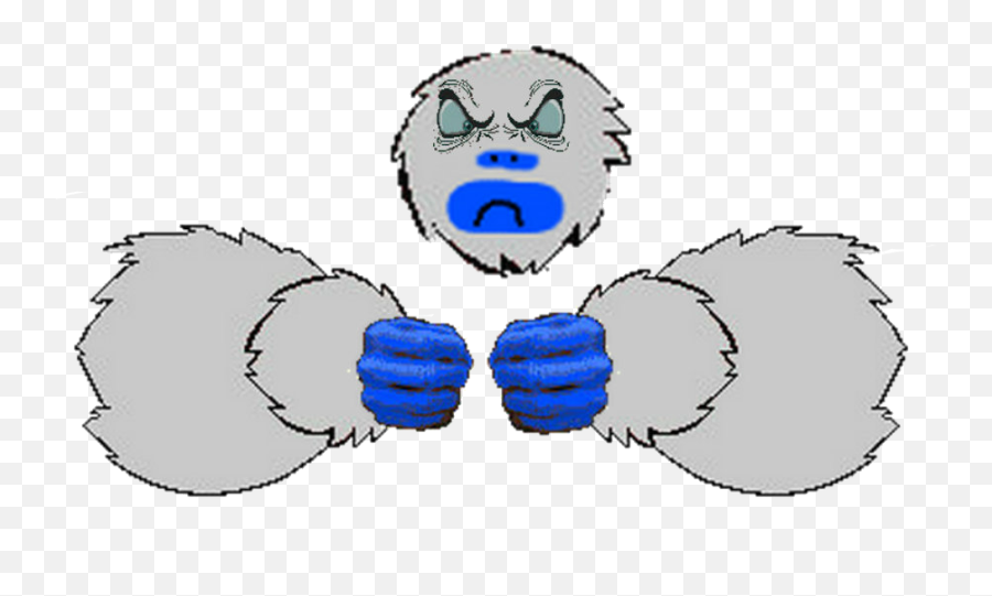 Abominable Snowman Or Snow Monster - Clip Art Png,Abominable Snowman Png