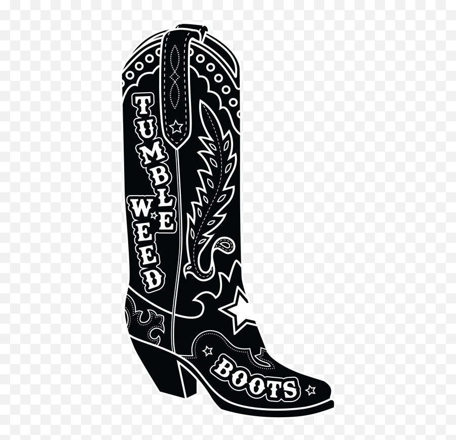 Download Hd Tumbleweed Vintage Boots Transparent Png Image - Cowboy Boot,Tumbleweed Png