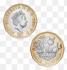 Finance Money Free Png Images - New 1 Pound Coin,Coin Transparent