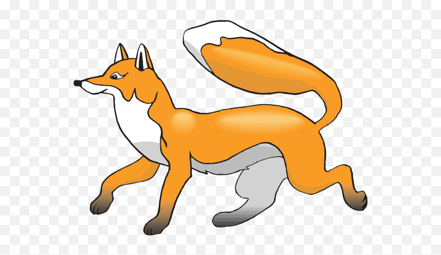 Cute Fox Clipart Free Images - Walking Fox Clipart Png,Fox Clipart Png