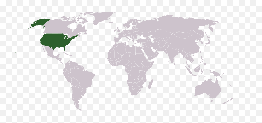 United States - Countries That Have Been To The Moon Png,World Map Png