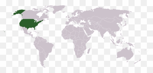 United States - Countries That Have Been To The Moon Png,World Map Png