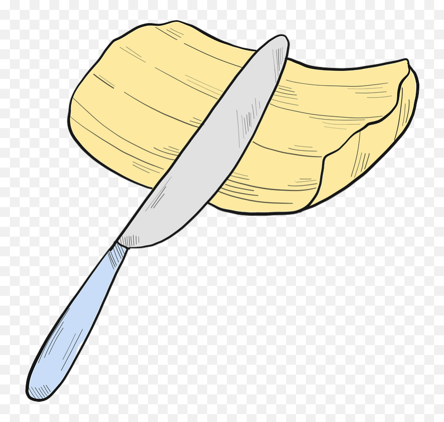 Butter And Knife Clipart Free Download Transparent Png - Knife,Butter Png