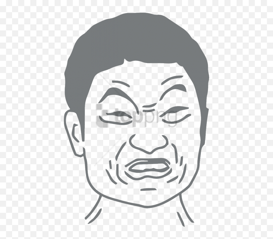 Free Png Meme Face Image With Transparent Background - Disgusted Face Meme Drawing,Memes Transparent Background