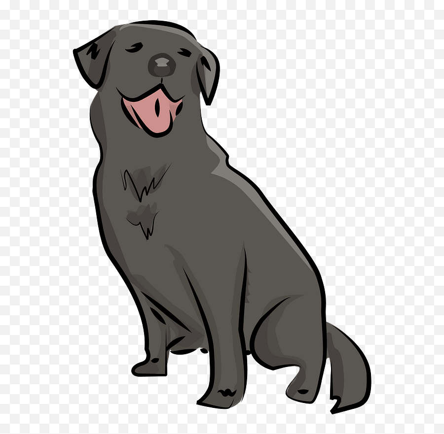 Black Lab Clipart - Black Lab Clip Art Png,Black Lab Png