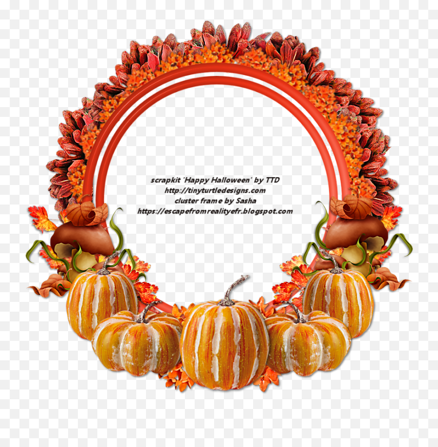 Halloween Clusters Png 4 Image - Decorative,Halloween Frame Png