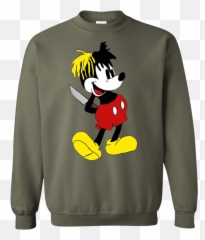 Xxxtentacion Mickey Mouse Sweater U2013 Wind Vandy - Bae Best Aunt Ever T Shirt Png,Xxxtentacion Hair Png