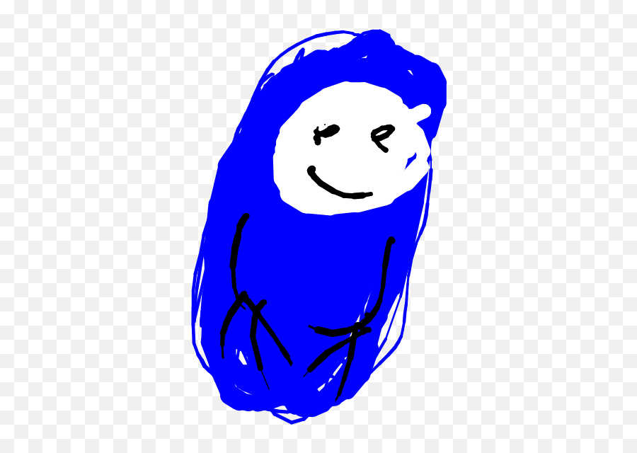 Blue Sad Person Layer - Language Png,Sad Person Png