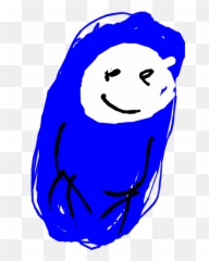 Blue Sad Person Layer - Language png