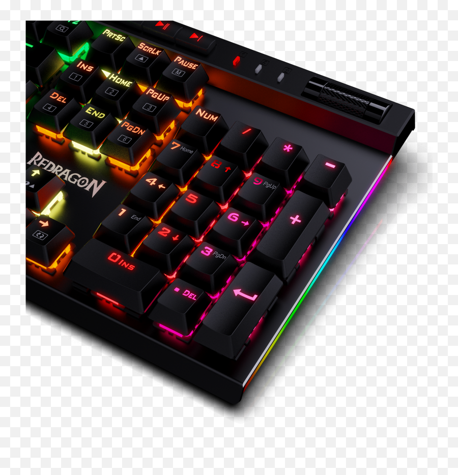 Redragon K580 Vata Rgb Backlit Mechanical Gaming Keyboard - Redragon Vata K580 Png,Gaming Keyboard Png