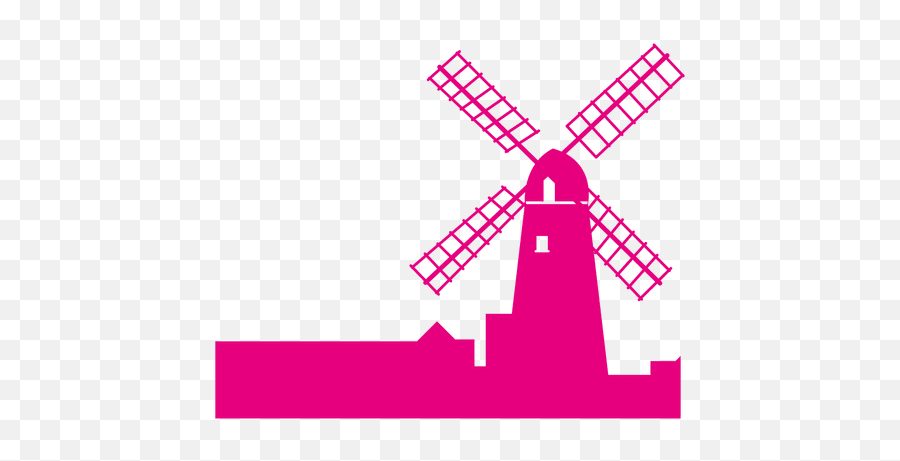 Netherlands Windmill Skyline - Transparent Png U0026 Svg Vector File Molino De Viento Png,Windmill Png