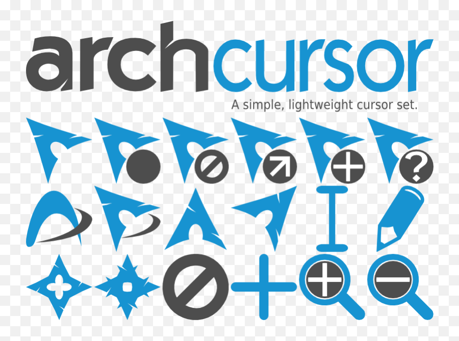 Arch Cursor Theme Simple - Gnomelookorg Arch Linux Cursor Theme Png,Windows Cursor Png