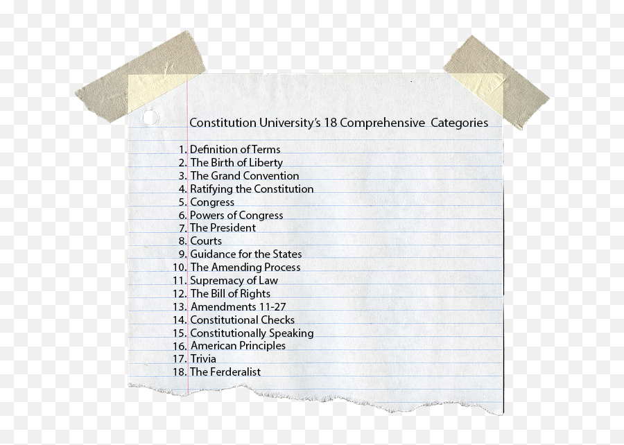 Constitution University - Welcome Horizontal Png,Torn Notebook Paper Png