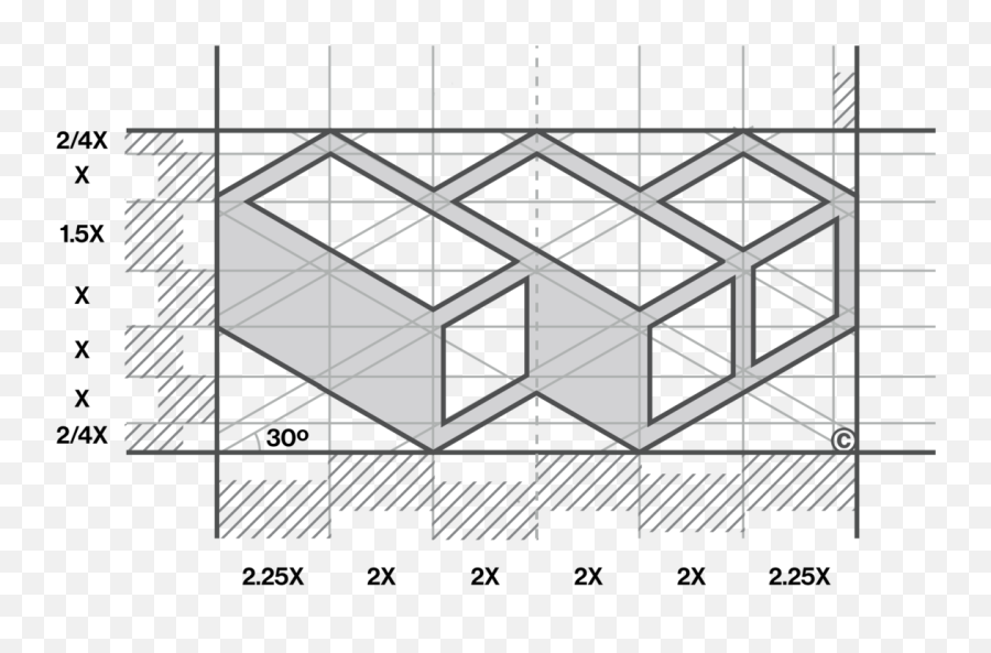 Work Builders Symbol Grid By Christopher Reed - Vertical Png,Isometric Grid Png